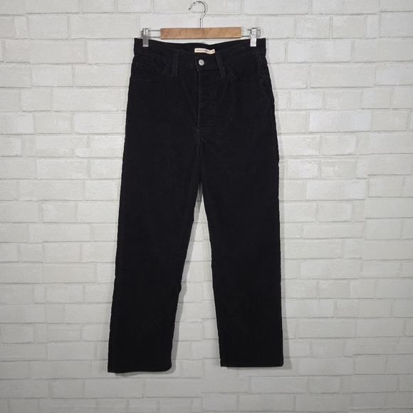 Levi's corduroy ribcage straight ankle pants - Picture 1 of 13